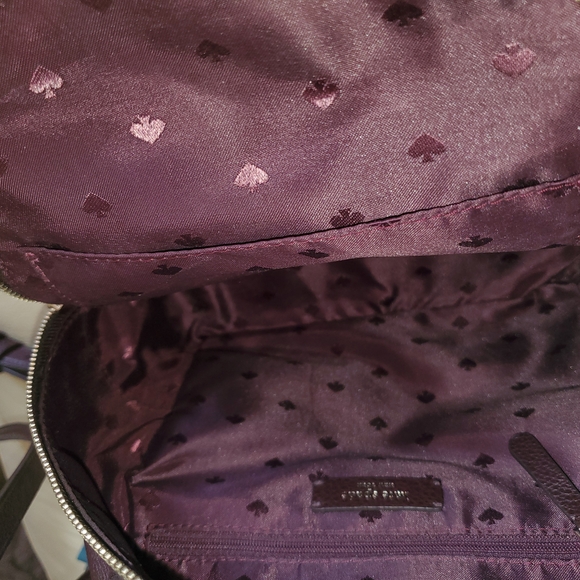 Kate Spade Purple Leather Backpack - Picture 3 of 5